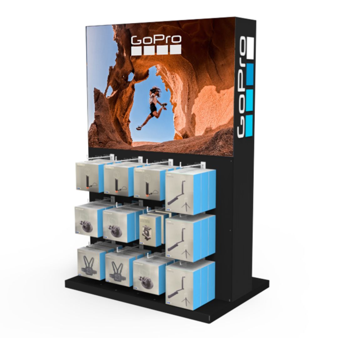 POP 3FT Display – Double Sided – Black (POPFREE3-001-B + POPFREE3-CK-B) - Image 4