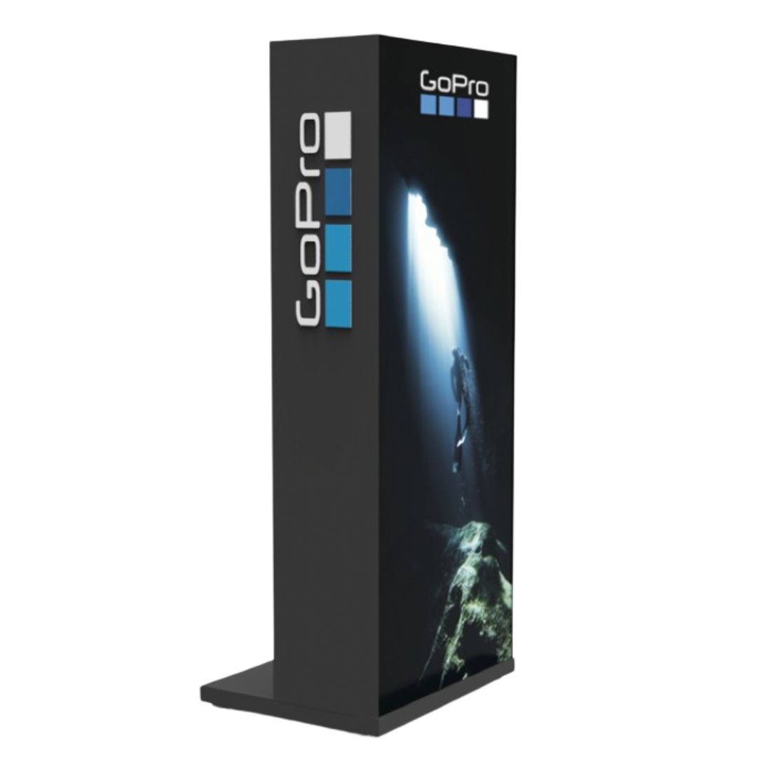 POP 2FT Display – Single Sided – Black (POPFREE2-001-B) - Image 2