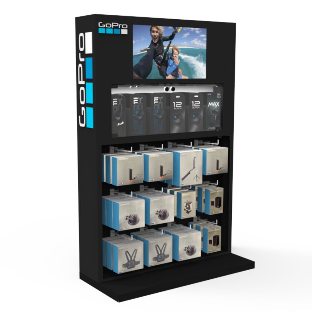 POP 3FT Display – Double Sided – Black (POPFREE3-001-B + POPFREE3-CK-B) - Image 3