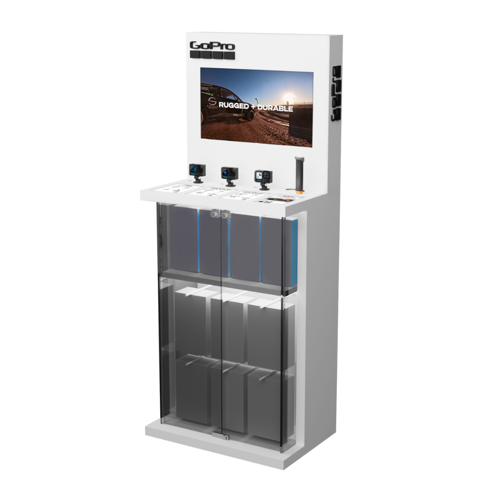 3C1A 2’ Freestanding Display with Doors – Single-sided (POPSTD2-APAC-001) - Image 2