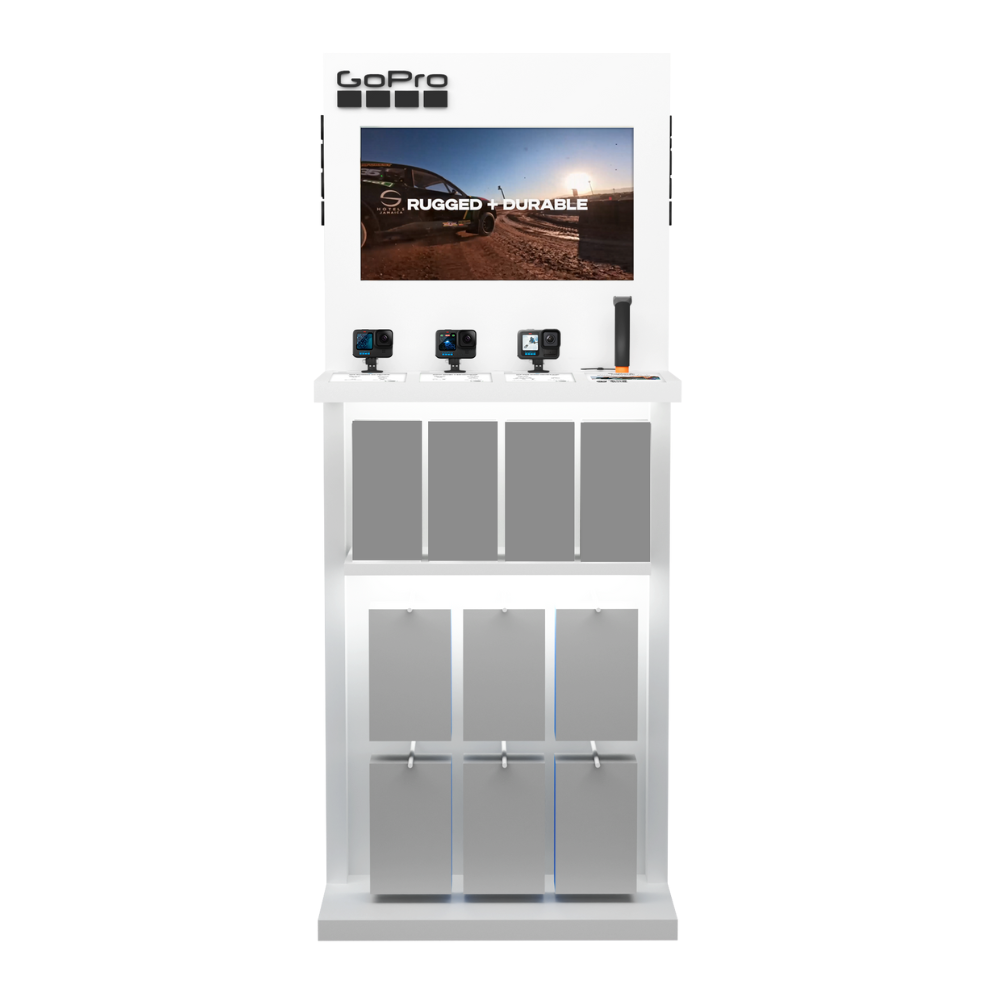 3C1A 2’ Freestanding Display without Doors – Single-sided (POPSTD2-APAC-002)