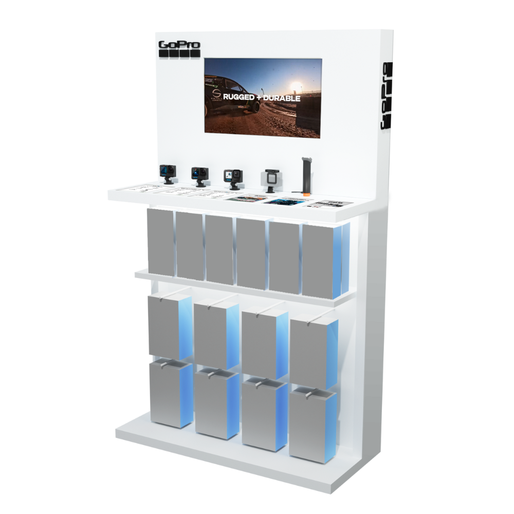 3C2A 3’ Freestanding Display without Doors – Single-sided (POPSTD3-APAC-002) - Image 2