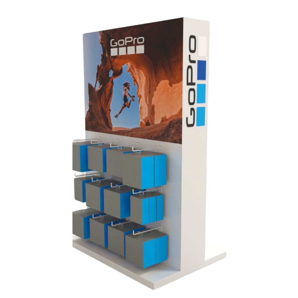 POP 3FT Display – Double Sided – White (POPFREE3-001-W + POPFREE3-CK-W) - Image 4